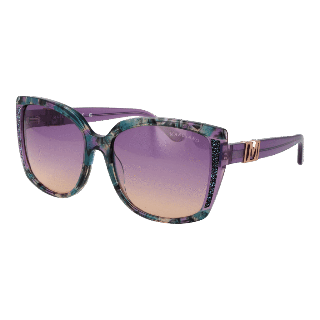 Слънчеви очила Marciano by Guess GM00013 5983Z в лилав рамка — изглед отпред