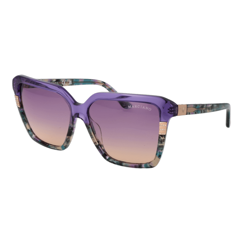 Слънчеви очила Marciano by Guess GM00009 5881Z в лилав рамка — изглед отпред