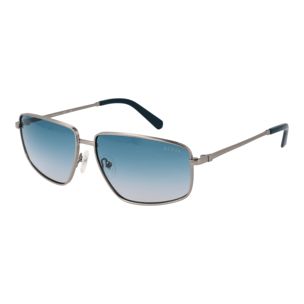 Слънчеви очила Guess GU00088 6208W в сребриста рамка — изглед отпред