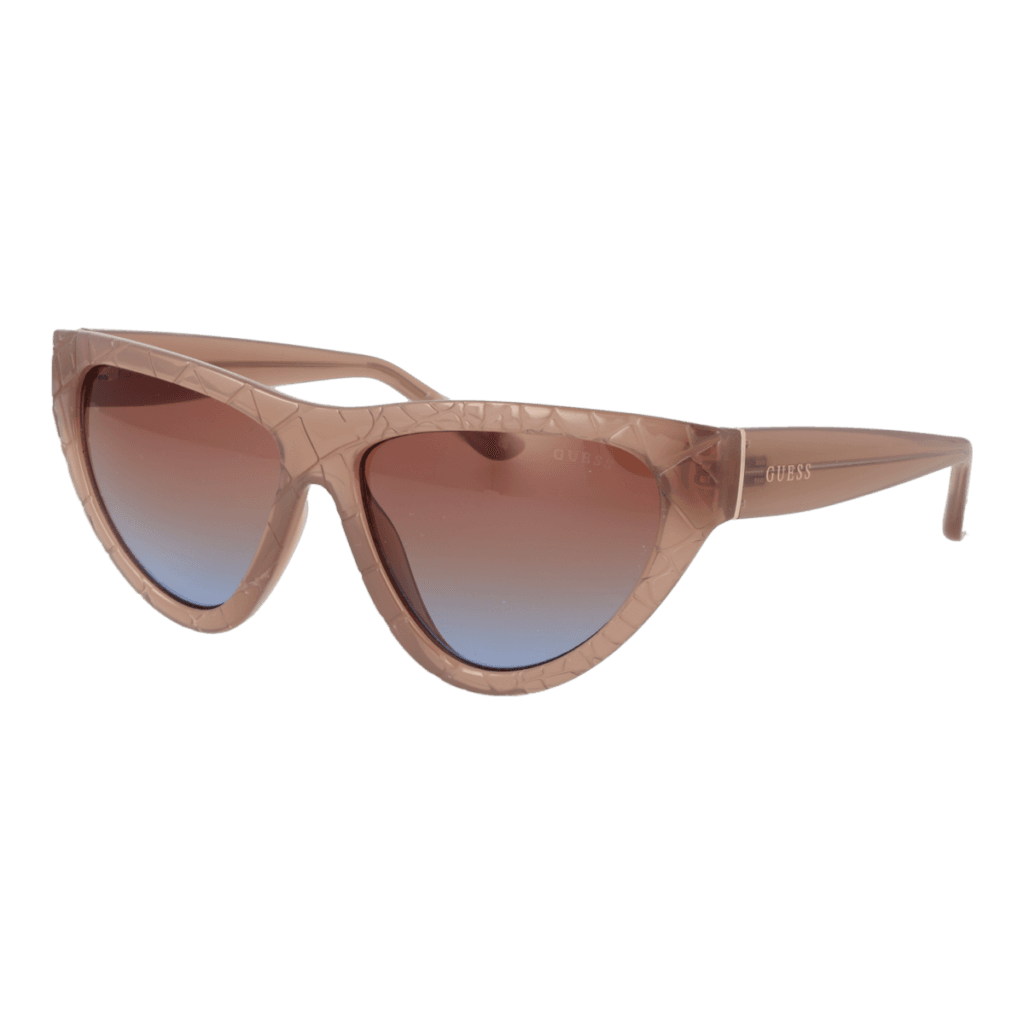 Слънчеви очила Guess GU00151 5757F в бежова рамка — изглед отпред
