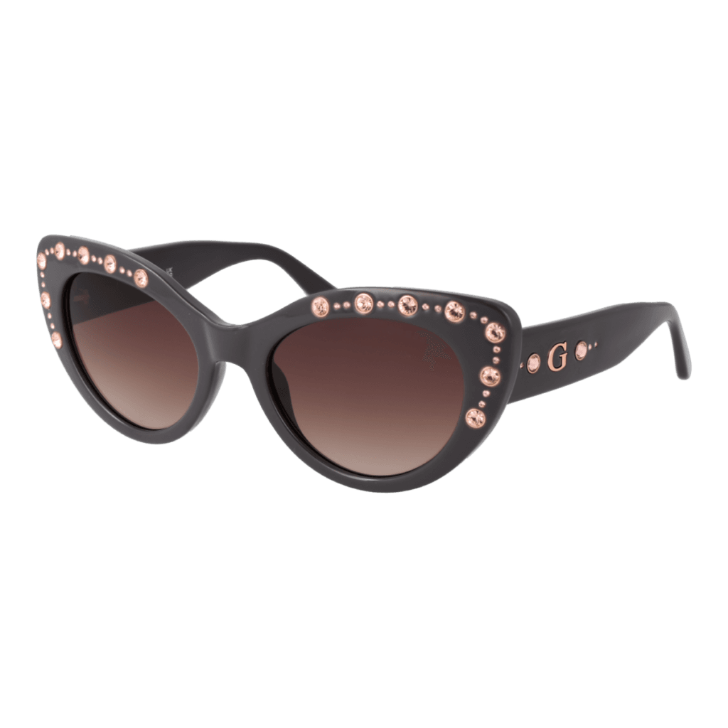 Слънчеви очила Guess GU00163 5420F в сива рамка — изглед отпред