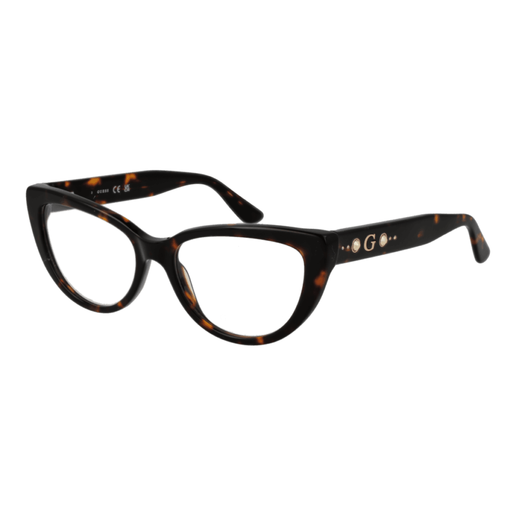 Рамки за очила Guess GU50175 52052 в кафява рамка — изглед отпред