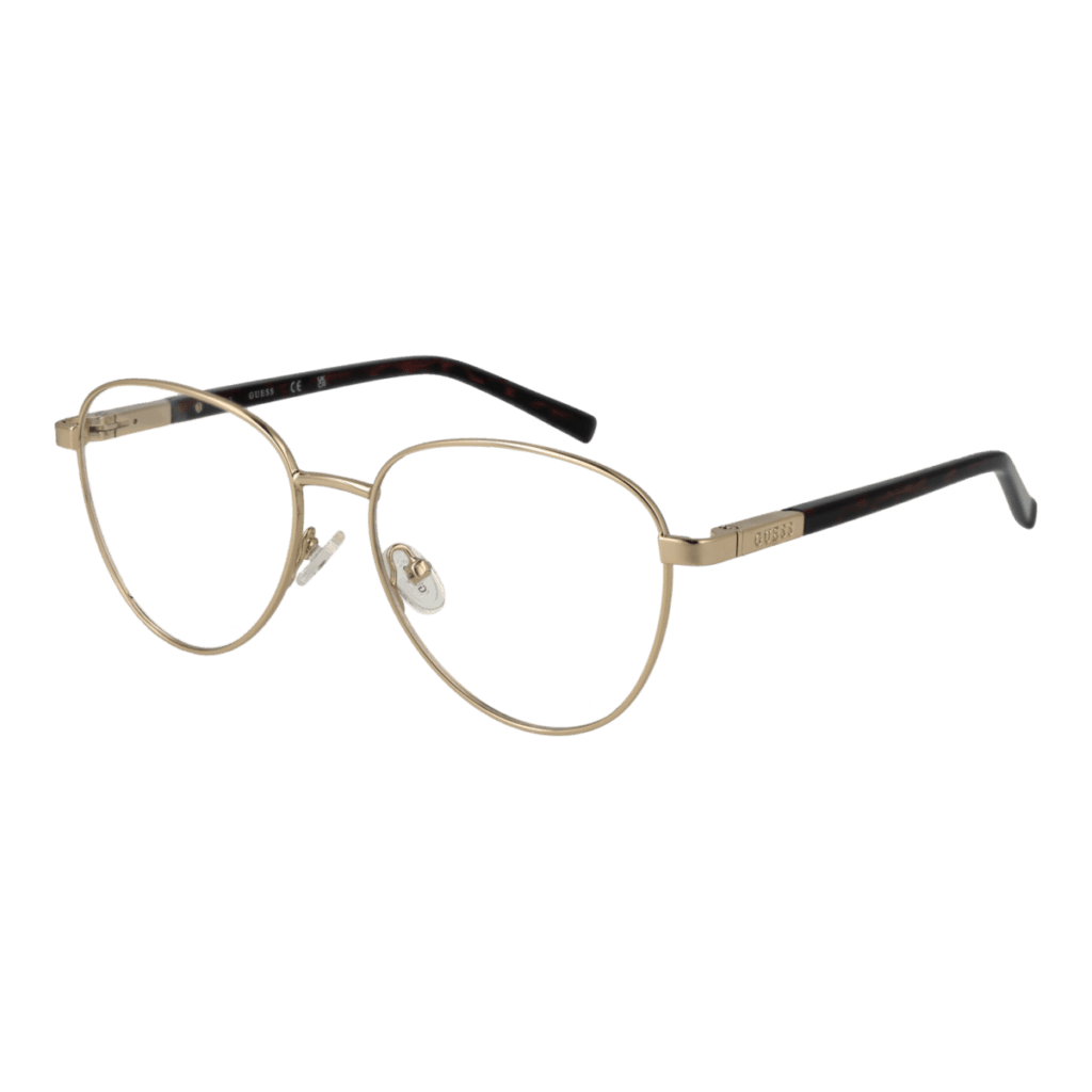 Рамки за очила Guess GU3037 51052 в златиста рамка — изглед отпред