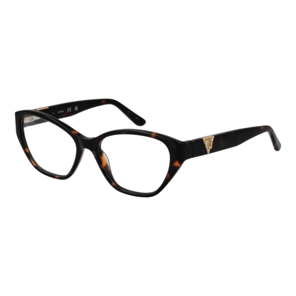 Рамки за очила Guess GU50162 53052 в кафява рамка — изглед отпред