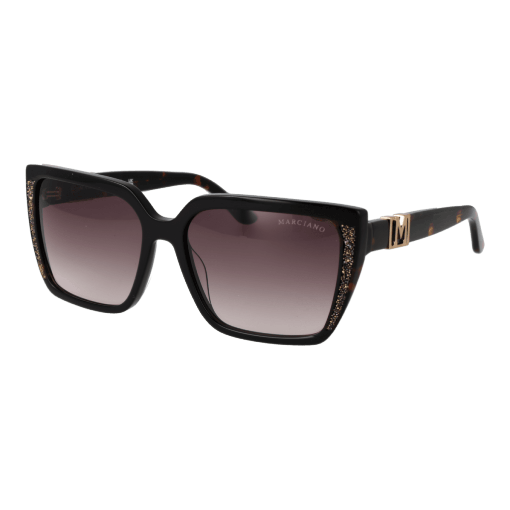 Слънчеви очила Marciano by Guess GM00012 5805B в черна рамка — изглед отпред