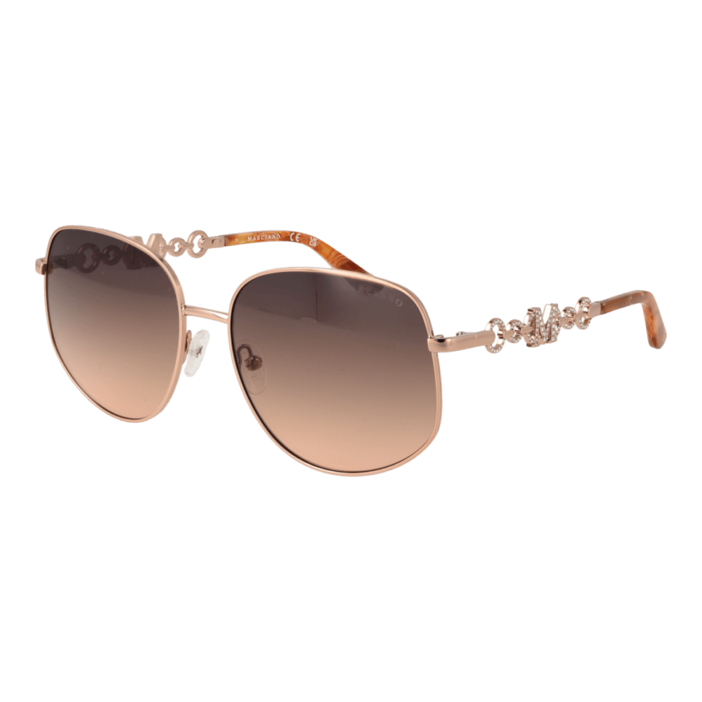 Слънчеви очила Marciano by Guess GM00003 5928F в розово злато рамка — изглед отпред