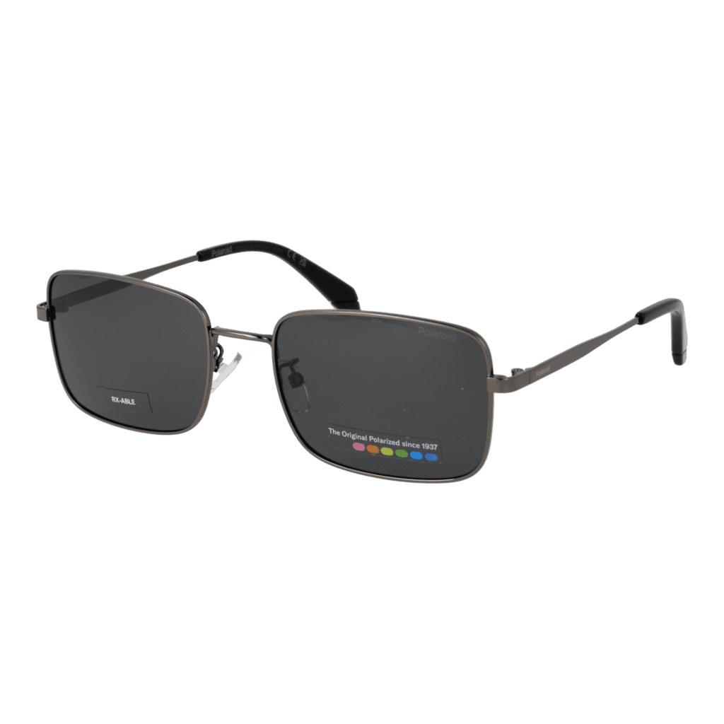 Слънчеви очила Polaroid PLD 4213/G/S/X 57KJ1M9 в сива рамка — изглед отпред