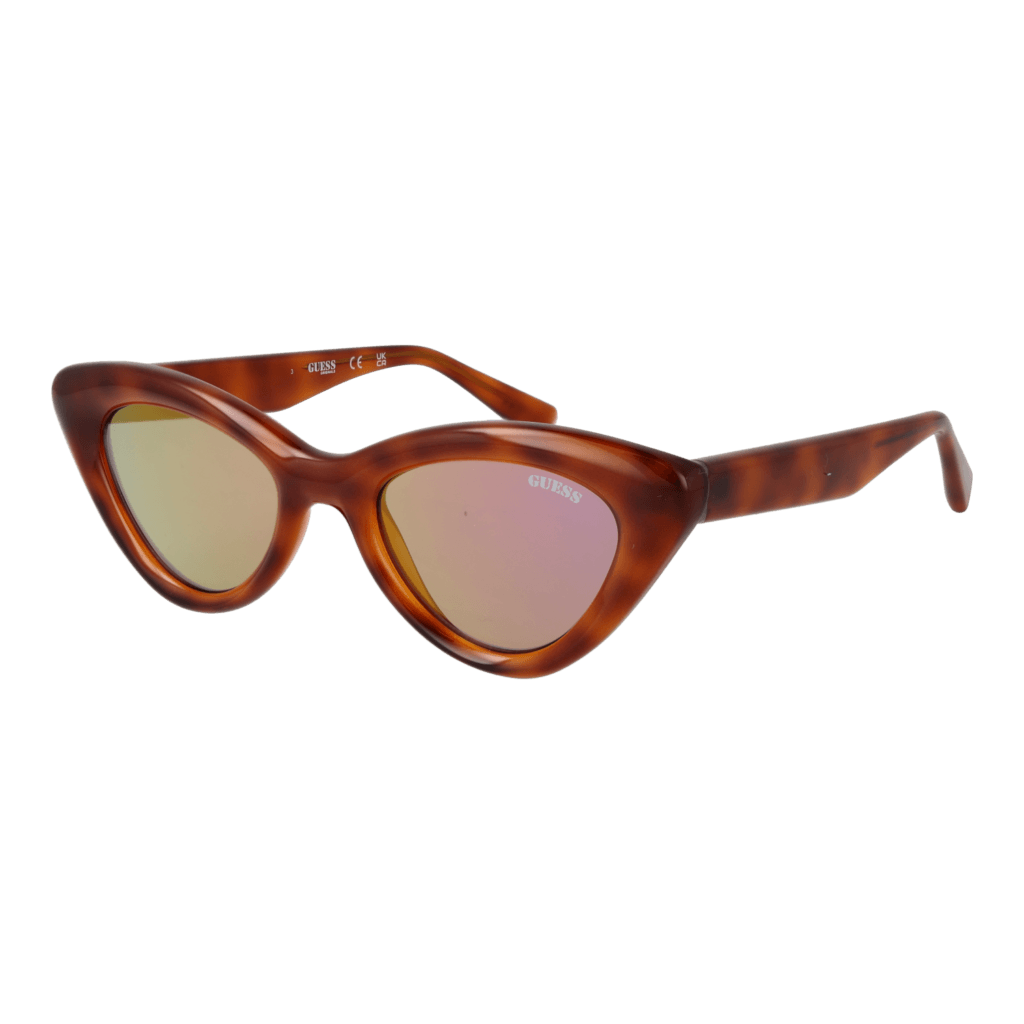 Слънчеви очила Guess GU00137 5053C в кафява рамка — изглед отпред