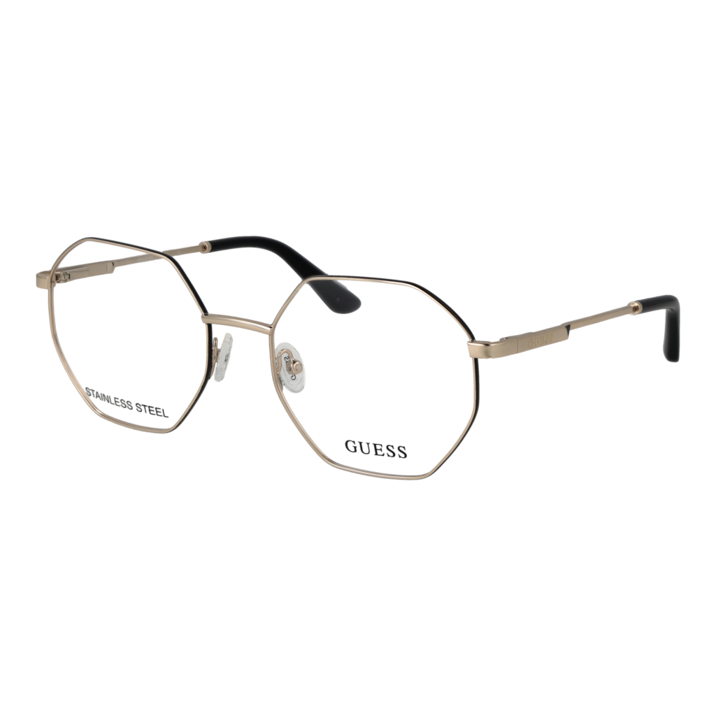Рамки за очила Guess GU2849 53032 в златиста рамка — изглед отпред