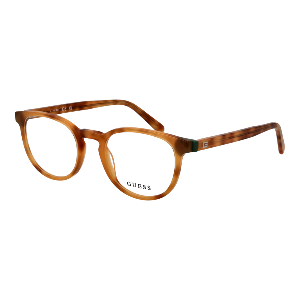 Рамки за очила Guess GU50069 49053 в кафява рамка — изглед отпред