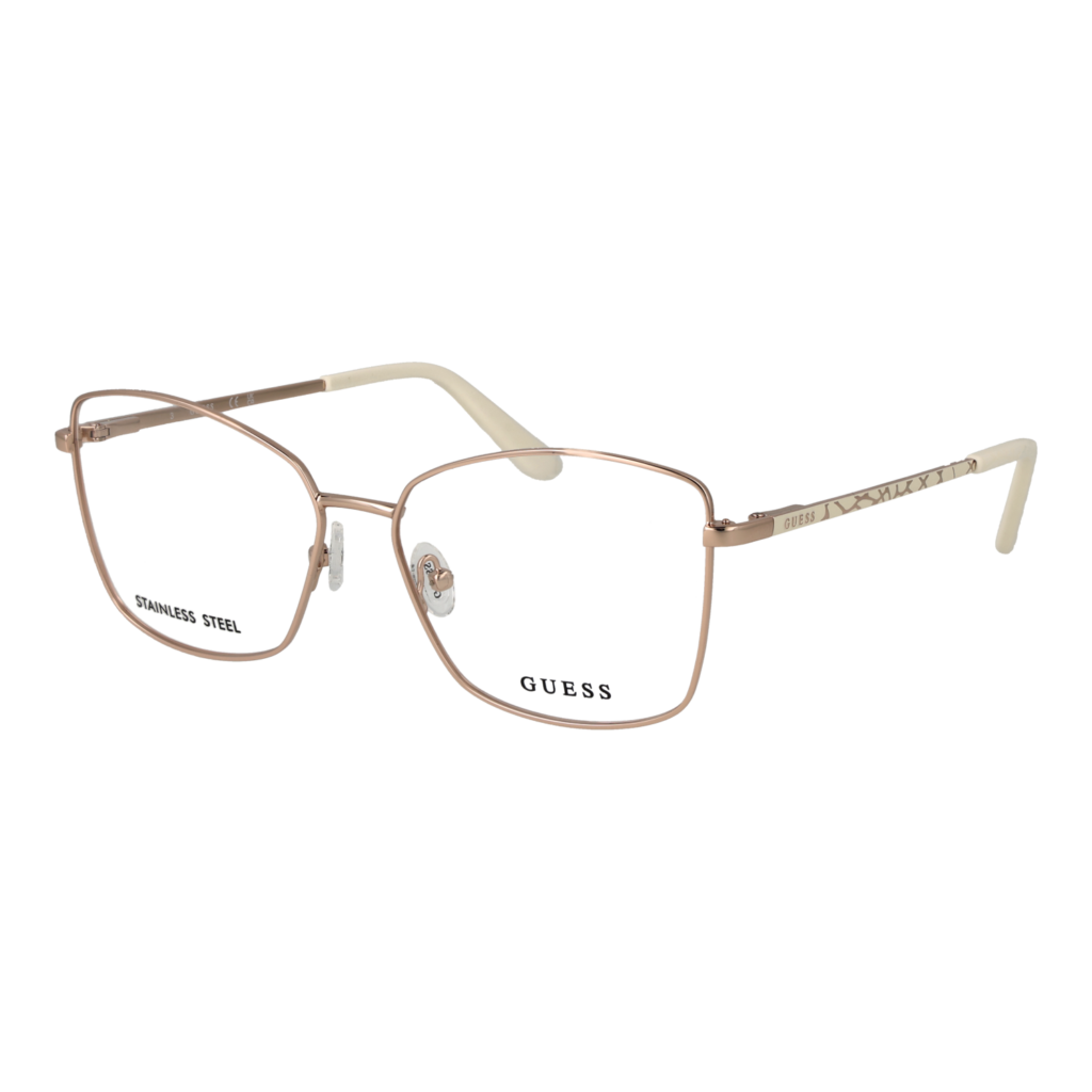 Рамки за очила Guess GU50170 56032 в розово злато рамка — изглед отпред
