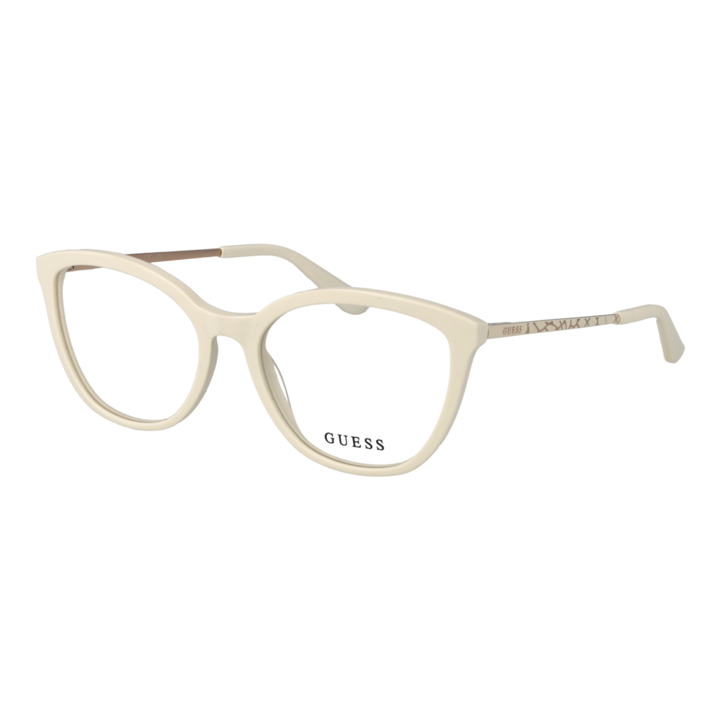 Рамки за очила Guess GU50171 53021 в бяла рамка — изглед отпред