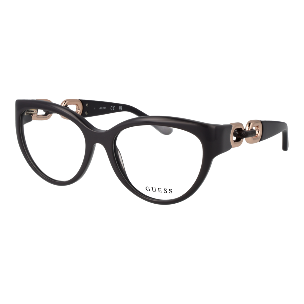 Рамки за очила Guess GU50182 55020 в сива рамка — изглед отпред