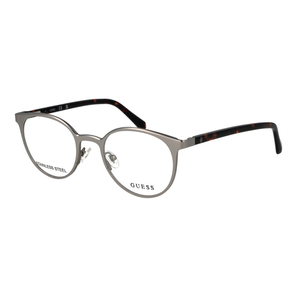 Рамки за очила Guess GU50192 49009 в сребриста рамка — изглед отпред