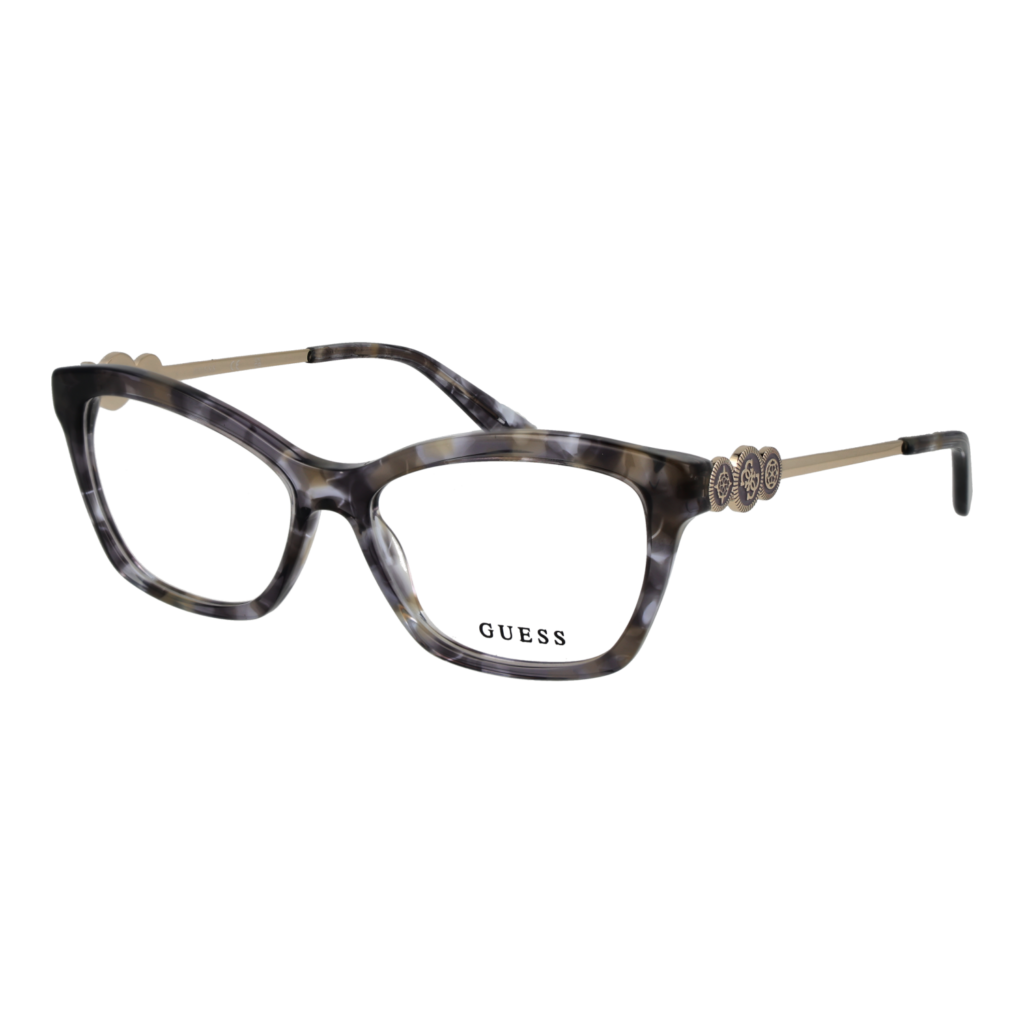 Рамки за очила Guess GU50231 53020 в сива рамка — изглед отпред