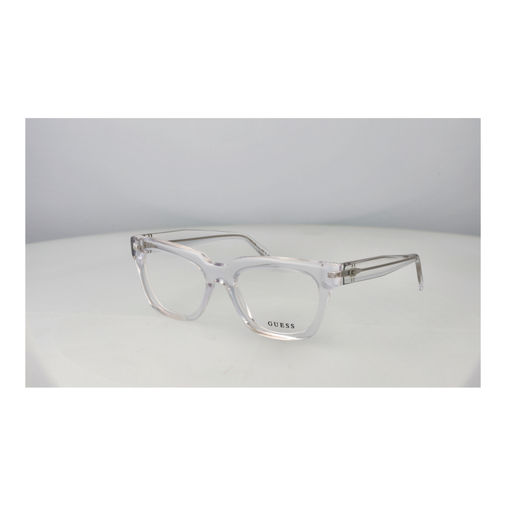 Рамки за очила Guess GU50238 53026 в прозрачна рамка — изглед отпред
