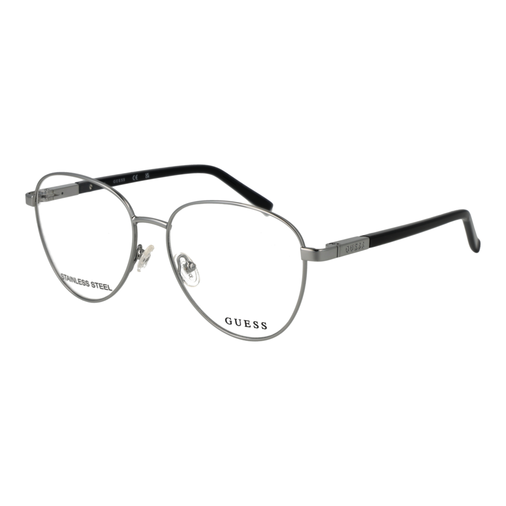 Рамки за очила Guess GU3037 53005 в сребриста рамка — изглед отпред